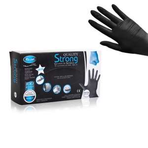 Rokavice nitril črne EXTRA STRONG S RO.IAL