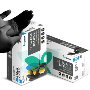 NITRIL ROKAVICE BERGAMONT ČRNE M